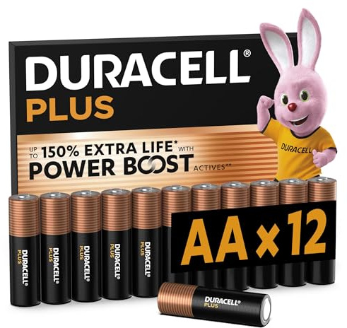 DURACELL Plus AA-Batterien (12er-Pack) – Alkaline-Batterien 1,5 V