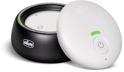 Chicco Audio Babyfon für Kleinkinder mit DECT-Technologie und Bunten LED-Lampen, Baby Monitor 300 m Reichweite, Sensibles Mikrofon, Sprachaktivierung, Smart-Eco-Modus, Lange Akkulaufzeit