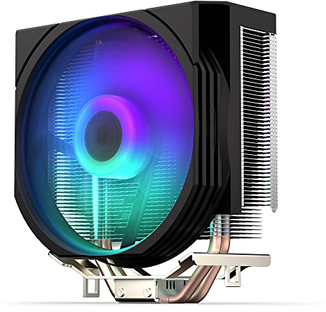 ENDORFY Spartan 5 ARGB CPU Kühler 120 mm PWM, kompakter Prozessorkühler, leiser Tower Kühler, ARGB LED Beleuchtung, AM5 AM4 LGA1700 Intel AMD, 160W TDP, Wärmeleitpaste enthalten