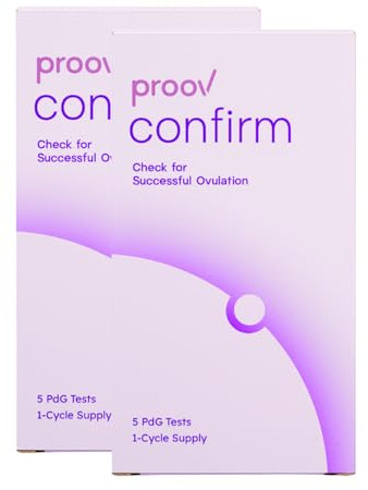 Proov PdG - Progesteron-Metabolit-Test | 2-Zyklus-Paket | Funktioniert hervorragend mit Ovulationstests | 10 PdG-Teststreifen
