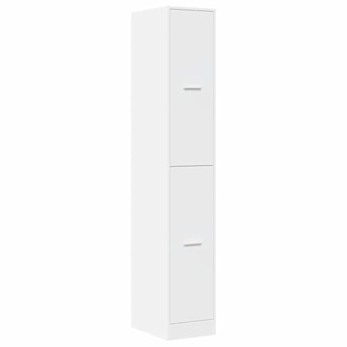 vidaXL Apothekerschrank Weiß 30 x 41 x 174,5 cm Holzwerkstoff