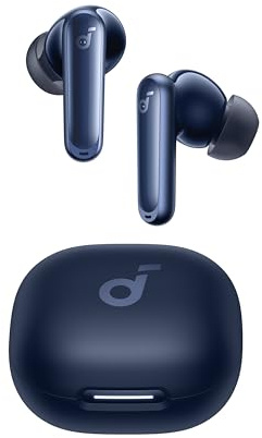 soundcore P40i by Anker, Wireless Earbuds mit Noise Cancelling, Adaptive Geräuschunterdrückung, BassUp, 60h Spielzeit, 2-in-1 Hülle und Smartphone-Ständer, IPX5, kabelloses Aufladen, Bluetooth 5.3