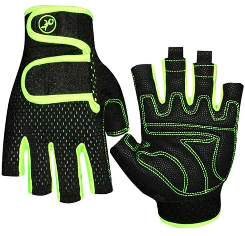 Zambuph Segelhandschuhe Herren bevorzugen stilvoll und unterstützend beim Segeln Polyester verdickte Kajak Paddel Handschuhe Segelhandschuhe Damen, M