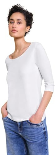Damen Basic T-Shirt mit 3/4 Arm