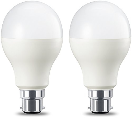 Amazon Basics B22 LED Lampe, 14W (ersetzt 100W), warmweiß, 2er-Pack