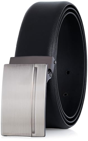 LINDENMANN Ledergürtel Herren, schwarz 35 mm Vollrindleder, vielseitig und hochwertig verarbeitet, für Alltag und Büro