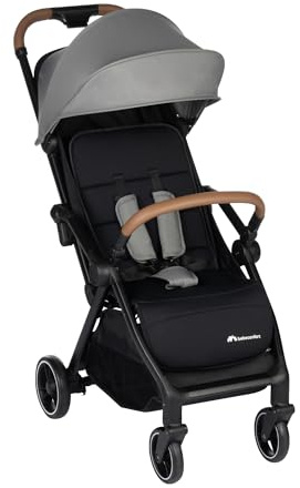Bebeconfort Sunlite, Kinderwagen Buggy, 0–4 Jahre (max. 22 kg), Babystroller (7,2kg), Liegeposition, automatisch & kompakt zusammenklappbar, mit einer Hand verstellbar, Korb (5kg), Tinted Grey