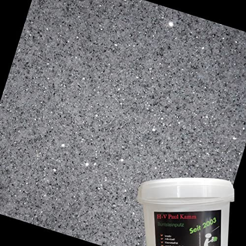 18kg Glitzerputz Spiegeleffekt Buntsteinputz Glitter Mosaikputz 0,3-1,0mm - Hergestellt in Bayern -