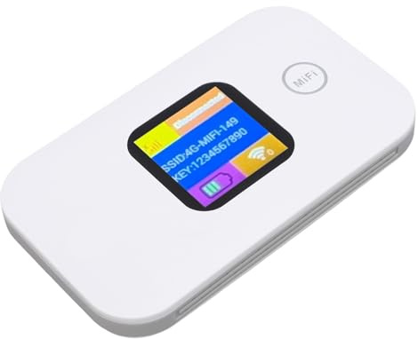 VBESTLIFE Tragbares Mobiles WLAN, 4G 5G Hochgeschwindigkeit 300 Mbit/S LTE Internet Hotspot -Gerät, Unterstützung Bis zu 10 Benutzer, SIM -Karte, für Trave Camping