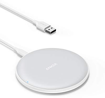 Anker 313 Kabelloses Ladepad Pad, Qi-Zertifiziert 10W Max für iPhone Serie 17/16/15/14, SE 2020, 12, AirPods Pro 2 (Ohne Netzteil, Nicht kompatibel mit MagSafe Magnetischer Ladefunktion)