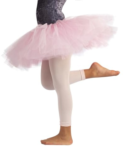 CALZITALY Pack 1 oder 2 Paare - Mädchen Tanz Leggings, Ballett Leggings, Ballet Footless Tights, Schwarz, Rosa, 4-6, 8-10, 12-14 Jahre, 60 Den, Made in Italy (4-6 Jahre, Rosa)