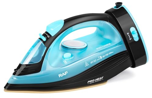 ZStarlite Dampfbügeleisen Kabellos,2400W Kabelloses Dampf Bügeleisen Powersteam Ultra Keramik-Bügelsohle,Antikalk & Tropfstopp, Sprühwasser-Funktion, Vertikaldamp, Selbstreinigend mit 320ml Wassertank