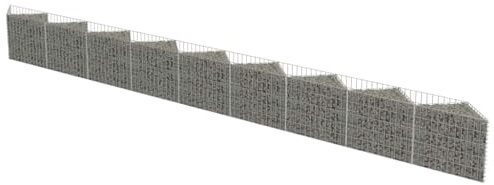 vidaXL Gabione Pflanzkasten 630x30x50cm Steinkorb Wand Blumenkasten Hochbeet