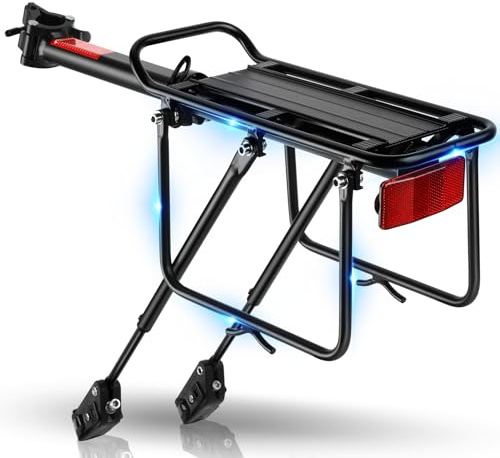 toptrek Gepäckträger Mountainbike für 24-29 Zoll Fahrrad | Universelle Aluminiumlegierung Gepäckträger Tragfähigkeit Mindestens 50 KG | Fahrrad Gepäckträger Hinten für MTB Rennrad EBike Gravel Bike