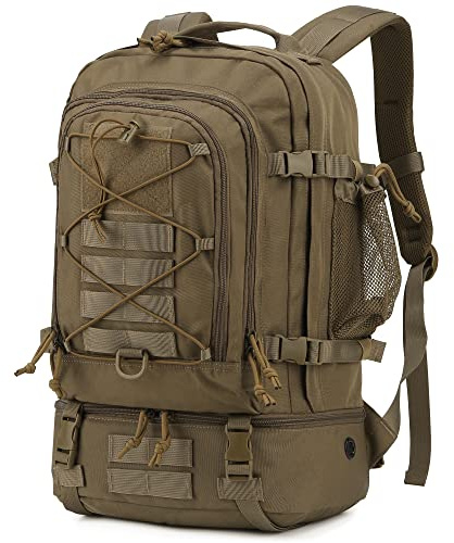 Mardingtop 28L Wanderrucksack Herren Trekkingrucksack mit Bodenfach | Outdoor Militär Rucksack mit Mehrkompartiment und Trinksystem-Fach für Camping Wandern Trekking Mountainering