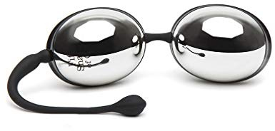 Fifty Shades of Grey Inner Goddess Liebeskugeln in Silber für Beckenbodentraining und Stimulation 67 g