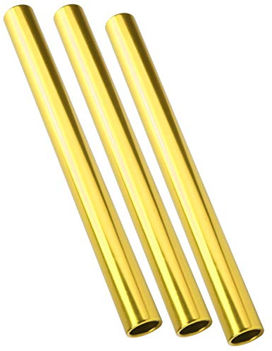 Depisuta Sprint-Staffelstab, harmlos 3-teiliger Staffelstab Match Verwenden Sie helle Farben(Gold)