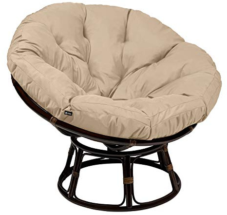 CLASSIC ACCESSORIES Montlake Papasan-Kissen, wasserabweisend, 127 cm, Antik-Beige, Outdoor-Papasan-Kissen