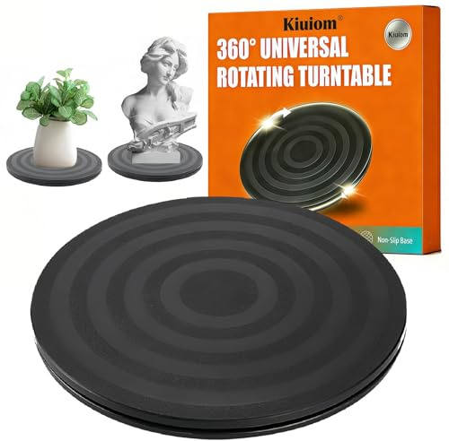 Drehbar Plattform,360 Grad Drehplattform,Drehscheibe Drehbarer Universal,Drehplatte mit Stahlkugellagern Drehplatte Mehrzweck für Laptops Monitor TV Lautsprecher Handwerk Pflanzen Küche (1PC 20cm)