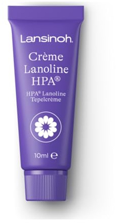 Lansinoh HPA Lanolin Brustwarzensalbe, 100% natürlich - beruhigt & schützt beanspruchte Brustwarzen - Dermatest"sehr gut 10920 Transparent 10 ml (1er Pack)