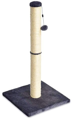 Amazon Basics Mittelgroßer Katzen-Kratzbaum, 40.01 x 40.01 x 80.01 cm, Grau