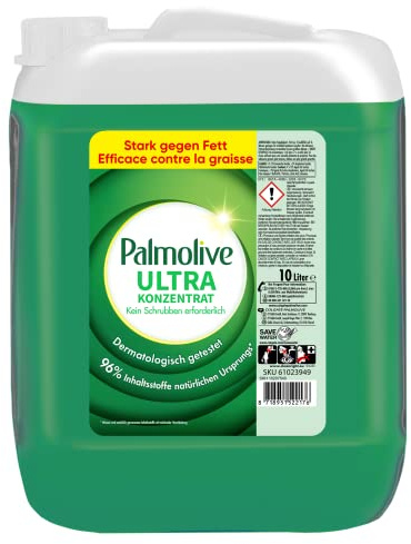 Palmolive Original Geschirrspülmittel, Kraftvoll gegen Fett und Eingebranntes, 10L