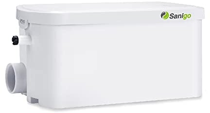Sanigo SANI-S250C Sanitärzerkleinerer, leiser Abfallpumpe, Hebepumpe, Dusche mit zwei Eingängen, Kupfer