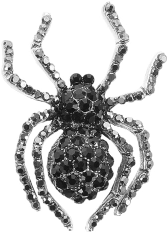 Stylische Kreative Brosche Halloween Vintage Spinne Brosche Dekorative Diamant Brustnadel Kleidung Zubehör