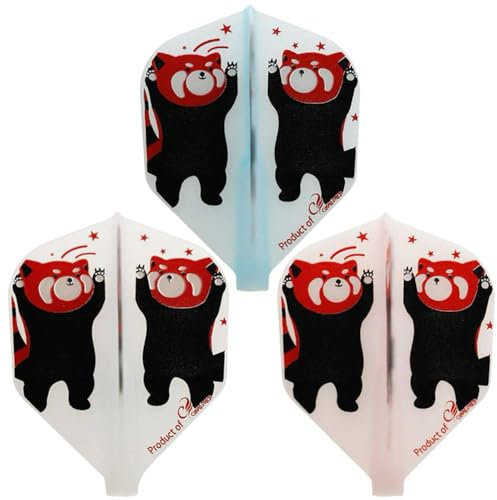 COSMO DARTS Flight Air Red Panda Form Federn