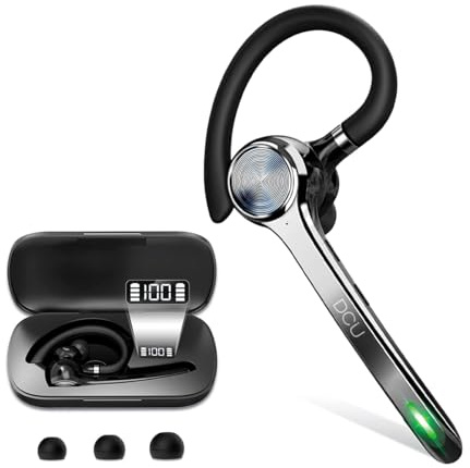 DCU TECNOLOGIC – Kopfhörer Kabellos - Mono Bluetooth 5.0 Action Pro Headset – Tätigen und Empfangen von Anrufen – Dual-Point-Konnektivität