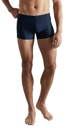 Ceceba Herren Bade-Pants, Schwimmhose, Badehose - Polyester, Elastan, Single Jersey, blau, Uni