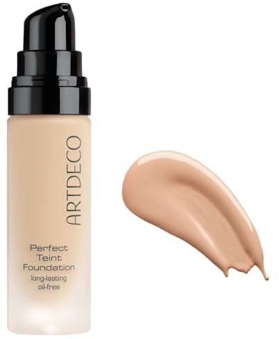 ARTDECO Perfect Teint Foundation – Langanhaltende, Flüssige, Ölfreie Foundation mit Natürlich Mattem Finish, 20 ml