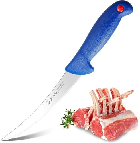 Plys Ausbeinmesser Profi Messer, 6.5 Zoll Fleischmesser Extrem Scharf, Schlachtermesser mit für Outdoor, Fleisch und BBQ