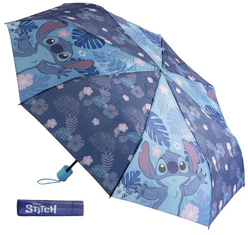Undercover - faltbarer Regenschirm – Taschenschirm mit Schutzhülle - 94 cm Durchmesser - Leichtgewicht und ideal für Kinderhände