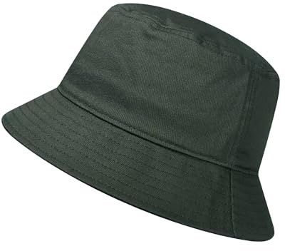 GADIEMKENSD 100% Cotton Bucket Hat UPF 50 Sun Protection Lightweight Packable - Unisex