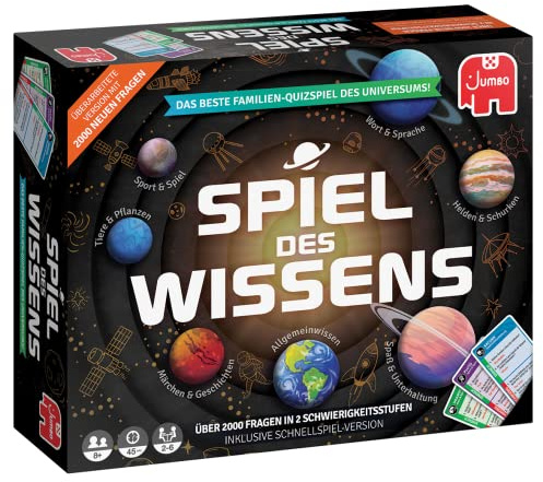 Jumbo 19907 Spiel des Wissens, Familien Quizspiel, Ab 10 Jahren