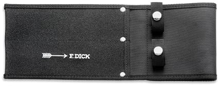 F. DICK Messerscheide Antislip I Messerköcher für 2x Messer bis 21 cm, für Kochmesser, Fleischermesser, Antislip Material, vernäht und vernietet, Stabil, Waschbar I 90134000