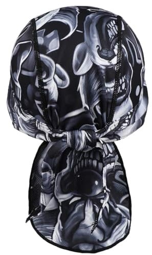 HASAGEI Sports Bandana Cap Herrem Damen Biker Bandanas Kopftuch Hat - Max 6