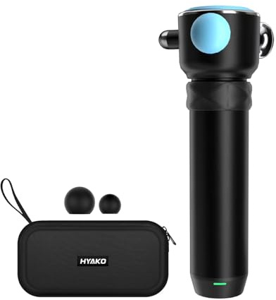 HYAKO Pro Massagepistole-Therapie-Massagegerät-Tiefengewebe-Vibrationsmassagegerät-bis zu 7500U/min-für Ganzkörper-Schmerzlinderung & Faszienbegrenzung - Geschenke