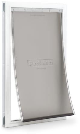 PetSafe Aluminium Haustiertür für Mehrere Haustiere, XL | Langlebiges Design, Einfache Montage, Wetterbeständige Dichtung