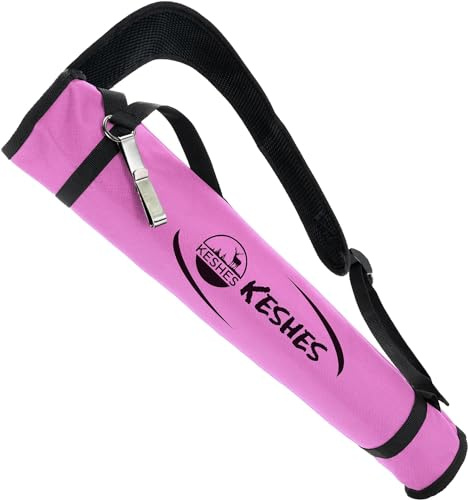 KESHES Pfeilköcherhalter für Bogenschießen – Verstellbarer Köcher für Pfeile, für die Bogenjagd und das Üben von Zielen; Jugendliche und Erwachsene (Rosa)