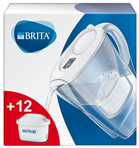 Brita Cool Weiss mit 1 Dutzend Kartuschen zum Kalkfiltern