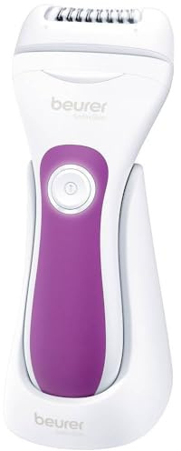 Beurer HL 76 Epilierer, 2-in-1 Epilation und Rasur, mit hellem LED-Licht | Breiter & flexibler Epilierkopf mit 42 Pinzetten passt sich den Körperkonturen an zur gründlichen Haarentfernung, wasserfest