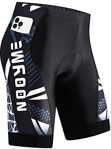 NOOYME Radlerhose Herren 6D Gepolstert Fahrradhose Herren atmungsaktiv Radhose Herren Kurz elastisch stoßdämpfend schnelltrocknende Rennradhose