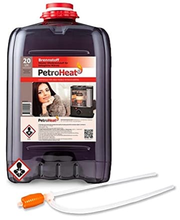 ration1 Petroleum 20L mit Handpumpe, Brennstoff für Petroleumofen | Geruchlos, saubere Verbrennung, für Petroleumheizung, Camping und Terrasse