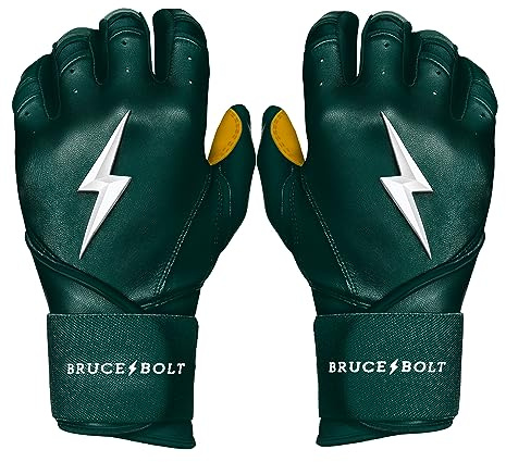 BRUCE BOLT Original Series Schlaghandschuh, lange Manschette, Grün - Mittelgrün