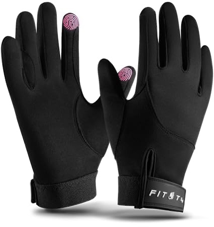 FitsT4 Sports Damen Reithandschuhe Winter Grip Reiter Handschuhe Unisex Erwachsene Reiten Fahrradhandschuhe für Reitsport Sports