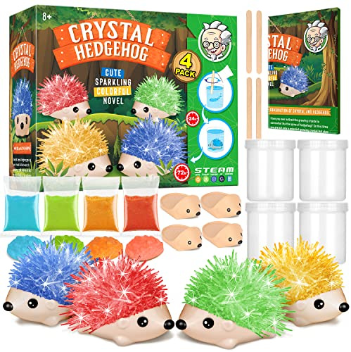 Dr. Daz Igel Kristall Zücht Set, Experimentierkasten für Kinder ab 8 Jahre