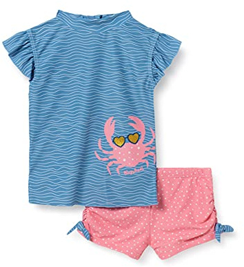 Playshoes zweiteilig Schwimmshirt Badeshorts Badebekleidung Unisex Kinder,Krebs,110-116