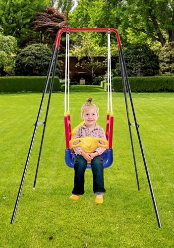 Schaukelgestell mit 3in1 Babyschaukel 3-in-1 Outdoor mitwachsend 3in1 Garten Draussen Indoor Türrahmen Kleinkind (3-in-1 Kinder Schaukel)